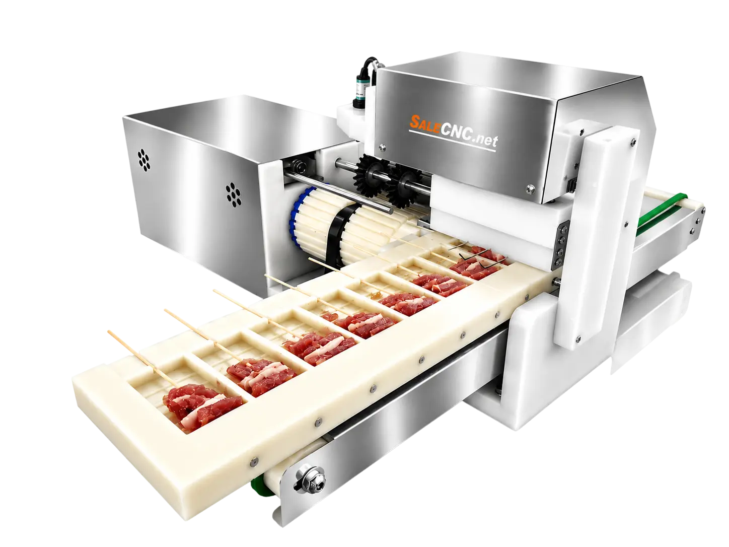Automatic Pork Skewer Machine (6-inch sticks) – Meat size 3 × 10 × 0.4 cm