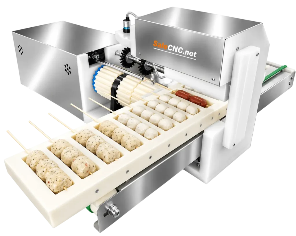 Automatic Meatball Skewer Machine