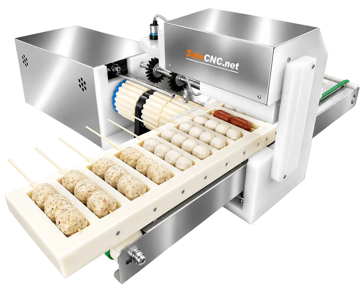 Automatic Meatball Skewer Machine